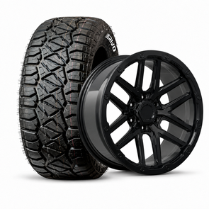 DTM 20" VOLCANO WHEEL & TYRE PACKAGE SATIN BLACK