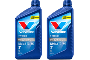 VALVOLINE 2 STROKE OUTBOARD OIL - DUAL 1L PACK