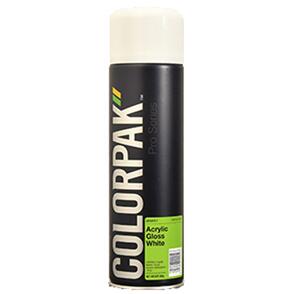 COLORPAK PRO SERIES AEROSOL ACRYLIC GLOSS WHITE