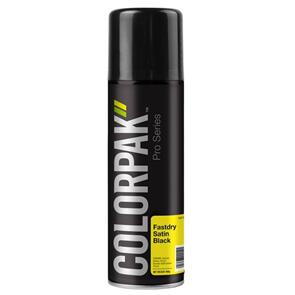 COLORPAK PRO SERIES AEROSOL FASTDRY ENAMEL SATIN BLACK