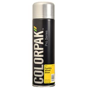 COLORPAK PRO SERIES AEROSOL FASTDRY ENAMEL WHEEL SILVER