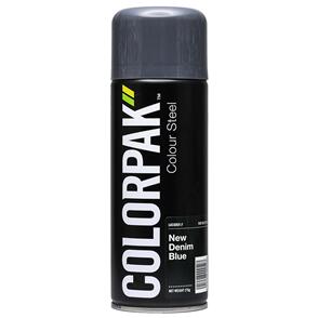 COLORPAK COLOURSTEEL AEROSOL SPRAYPAINT NEW DENIM BLUE