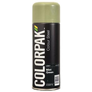 COLORPAK COLOURSTEEL AEROSOL SPRAYPAINT MIST GREEN
