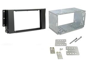 CONNECTS2 FITTING KIT LAND ROVER DISCOVERY 3 , FREELANDER 2005 - 2010 DOUBLE DIN (WITH CAGE) (BLACK)