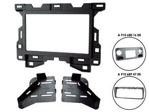 CONNECTS2 FITTING KIT MERCEDES SPRINTER (W907 - W910) 2018 - 2021 DOUBLE DIN (BLACK)