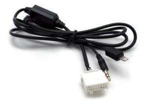 HYPER DRIVE AUX CABLE MAZDA AUX WITH LIGHTNING CABLE