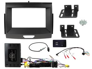 CONNECTS2 FITTING KIT FORD RANGER (PX2 & PX3) 2015 - 2021 (8" DISPLAY SNYC 3) (BLACK) COMPLETE KIT