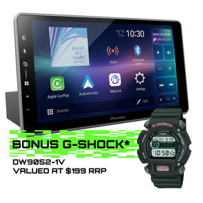 PIONEER DMH-ZF7650BT | 9" WIRELESS CP/AA  + SPLIT SCREEN & IDATALINK MAESTRO HEAD UNIT