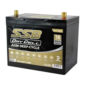 SSB BATTERY HVT-70LD AGM 12V AUTOMOTIVE BATTERY