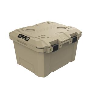 TRED OUTDOORS STORAGE BOX 65L - DESERT SAND WITH BLACK