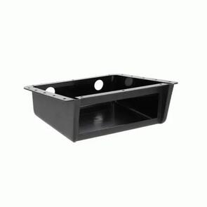 EDS MOUNT KIT FOR UNDER DASH RADIO HOUSING SINGLE DIN (BLACK)