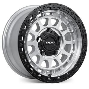 ROH ALLOY ASSAULT SILVER W/MACHINED FACE & BLACK LIP EDGE