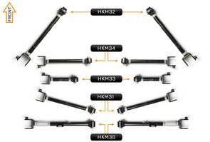 HAKON V2 PRO ARM KIT - MAZDA MX5 ND (REAR)
