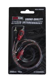 ZEROFLEX INDUSTRIES STEREO TWISTED RCA CABLE