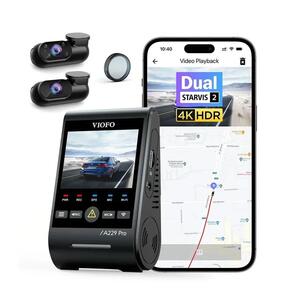 VIOFO A229-PRO-3CH-IR | DASHCAM A229 PRO 4K FRONT + 2K INTERNAL + 2K REAR 5GHZ WIFI + GPS