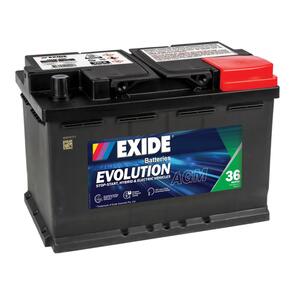 EXIDE EVOLUTION | SSAGM-66EU AGM STOP START BATTERY