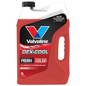 VALVOLINE DEX-COOL READY TO USE COOLANT - 5L