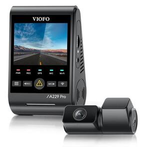 VIOFO A229T-PRO-2CH | A229 PRO 4K DASHCAM FRONT + 2K TELEPHOTO 5GHZ WIFI + GPS