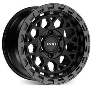 ROH ALLOY ATLAS MATT BLACK W/GRAPHITE RIM EDGE