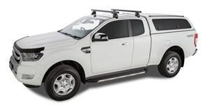 RHINO-RACK JA0198 Heavy Duty 2500 Black 2 Bar Roof Rack