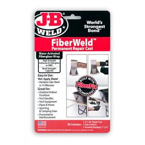 J-B WELD FIBERWELD PERMANENT FIBREGLASS REPAIR CAST