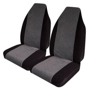 WILDCAT CLASSIC GREY FRONT SEAT COVER PAIR