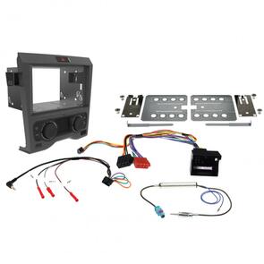 AERPRO GUNMETAL GREY D/DIN INSTALL KIT TO SUIT HOLDEN COMMODORE