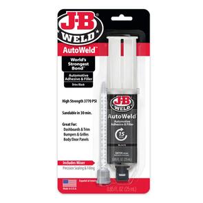 J-B WELD AUTOWELD BLACK AUTOMOTIVE ADHESIVE & FILLER 25ML