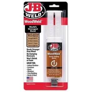 JB WELD WOODWELD WOOD EPOXY SYRINGE 25ML