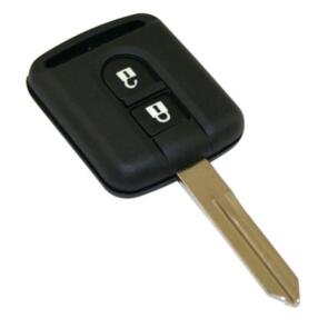 MAP KEYS & REMOTES NISSAN VARIOUS MODELS 2 BUTTON REMOTE SHELL & KEY REPLACEMENT