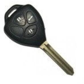 MAP KEYS & REMOTES TOYOTA VARIOUS MODELS 3 BUTTON REMOTE SHELL & KEY REPLACEMENT