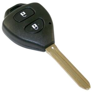 MAP KEYS & REMOTES TOYOTA VARIOUS MODELS 2 BUTTON REMOTE SHELL & KEY REPLACEMENT