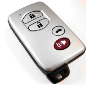 MAP KEYS & REMOTES TOYOTA VARIOUS MODELS 4 BUTTON COMPLETE KEYLESS REMOTE