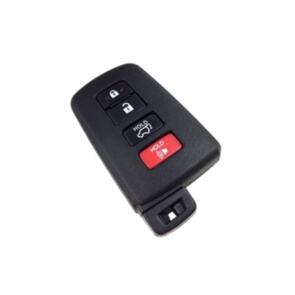 MAP KEYS & REMOTES TOYOTA VARIOUS MODELS 4 BUTTON REMOTE SHELL REPLACEMENT