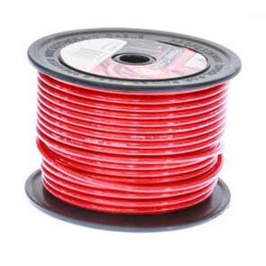 AERPRO 8 GAUGE POWER CABLE RED 50M
