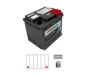 HANKOOK (SALE) SA55020 | DIN44 AGM AUTOMOTIVE BATTERY
