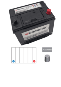 HANKOOK (SALE) MF22F-550 | N50 AUTOMOTIVE BATTERY