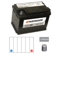 HANKOOK (SALE) MF56638 | DIN66 AUTOMOTIVE BATTERY