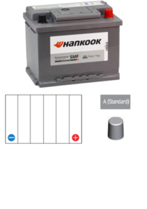 HANKOOK (SALE) MF56219 | DIN55 AUTOMOTIVE BATTERY