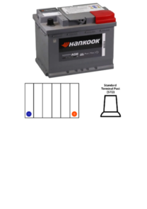 HANKOOK (SALE) SA56020 | DIN55 AUTOMOTIVE BATTERY