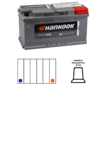 HANKOOK (SALE) SA59520 | DIN85 AGM AUTOMOTIVE BATTERY