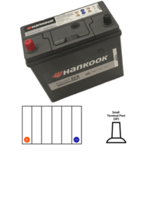 HANKOOK (SALE) N55(70B24R) | N55 EFB BATTERY