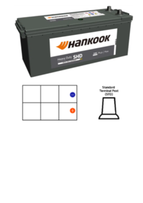 HANKOOK (SALE) SHD64589 | DIN145L COMMERCIAL BATTERY
