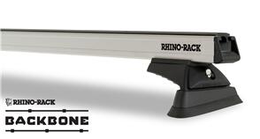 RHINO-RACK JC-01323 Heavy Duty RCL Silver 2 Bar Rhino-Rack Backbone Roof Rack