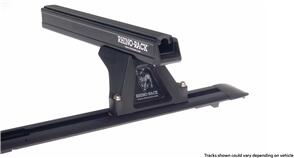 RHINO-RACK JA0815 Heavy Duty RLTF Trackmount Black 2 Bar Roof Rack