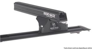 RHINO-RACK JA0955 Heavy Duty RLTP Black 1 Bar Roof Rack