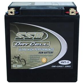 SSB MOTORCYCLE AND POWERSPORTS BATTERY AGM 12V 30AH 515CCA BY SSB ULTRA HIGH PERFORMANCE  DRY CELL