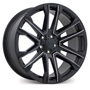 COVERT CV4 MATT BLACK W/MILLED SPOKE