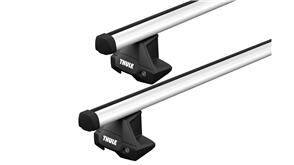 THULE LAND ROVER FREELANDER [ 2007-2014 ] NORMAL ROOF - PRO BAR ROOF RACK - SILVER
