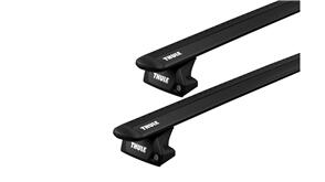 THULE AUDI A3 HATCHBACK [ 2012-2020 | 8V ] FLUSH RAILS - WINGBAR EVO ROOF RACK - BLACK